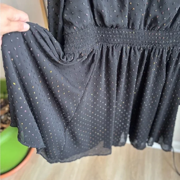 Torrid Black Shiny Iridescent Dress Plus Size 3X - Picture 8 of 11